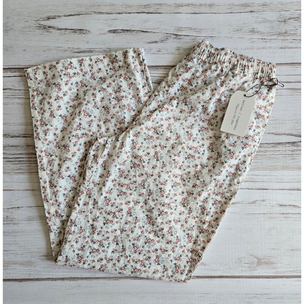 Better Together Floral Pants sz M New